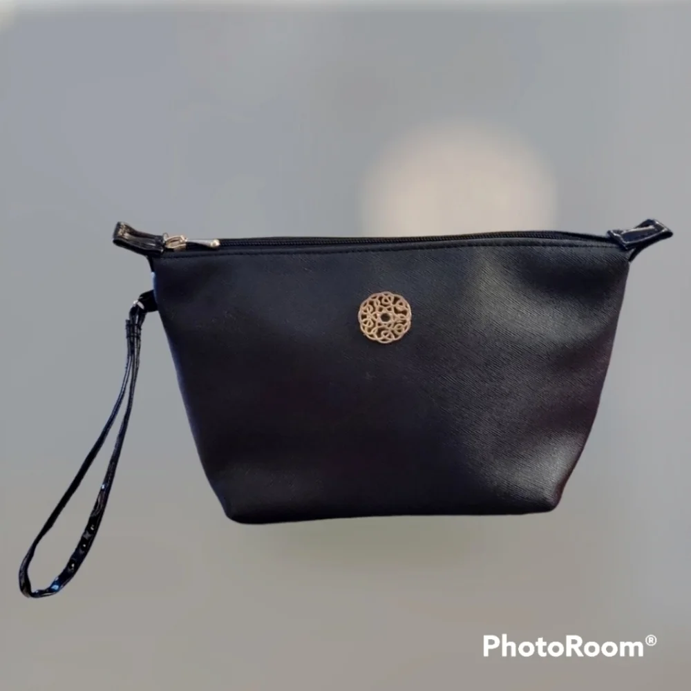 5/$25 Black Wristlet Makeup Bag